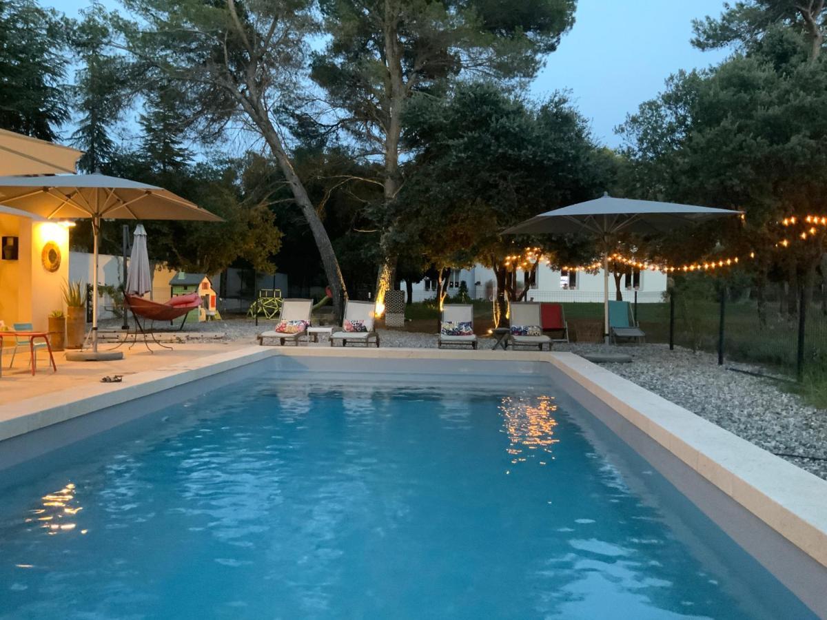 Gite Dans Les Pins Avec Piscine Vila Mazan Exterior foto