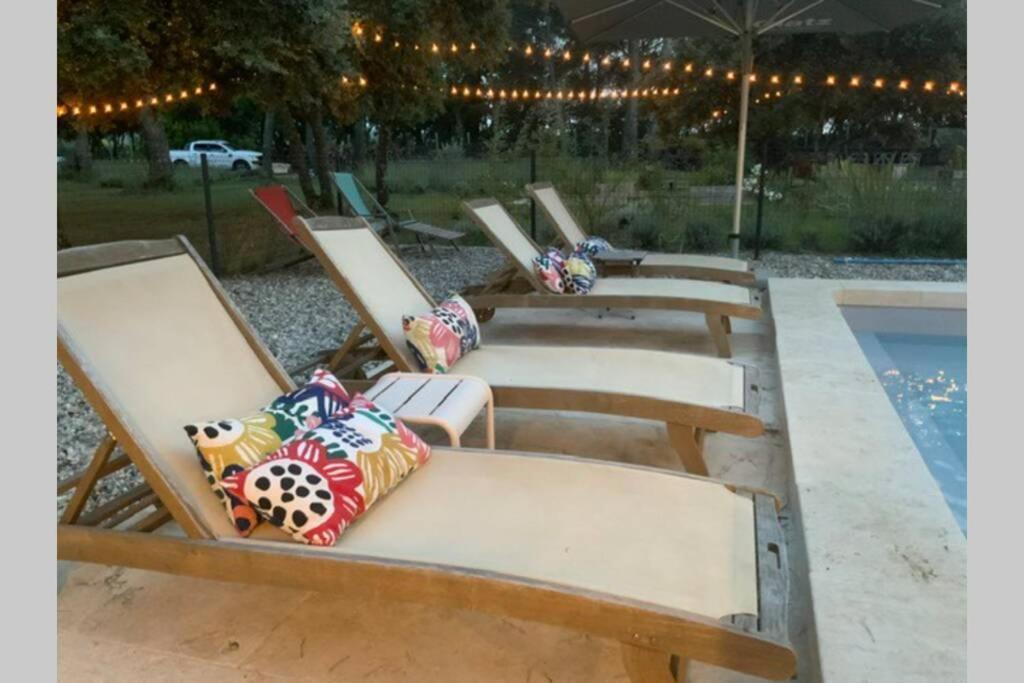 Gite Dans Les Pins Avec Piscine Vila Mazan Exterior foto