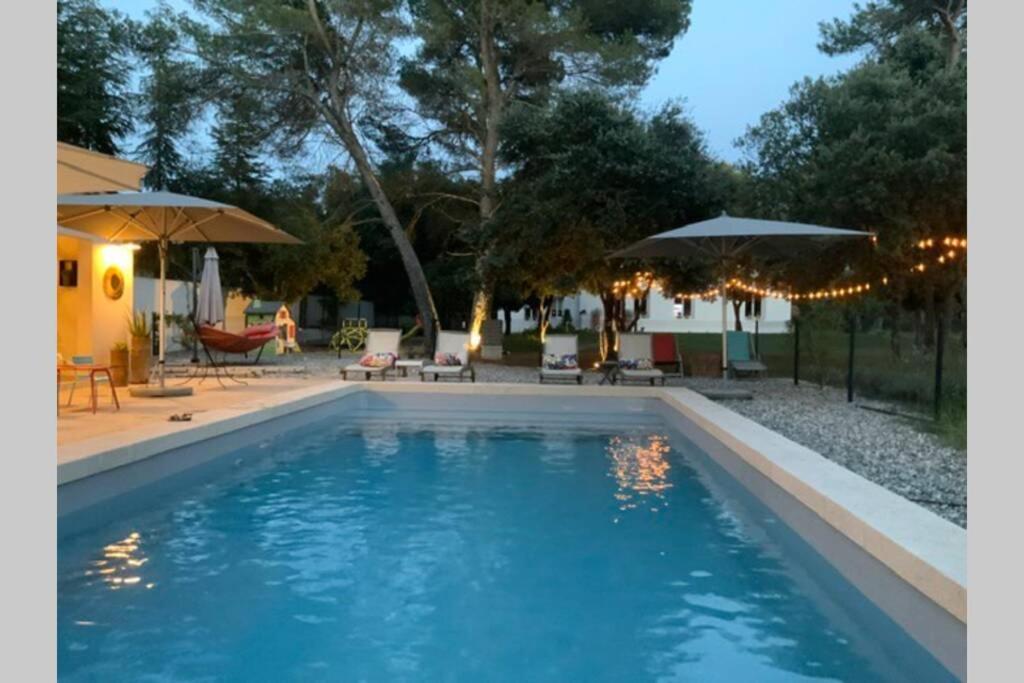 Gite Dans Les Pins Avec Piscine Vila Mazan Exterior foto