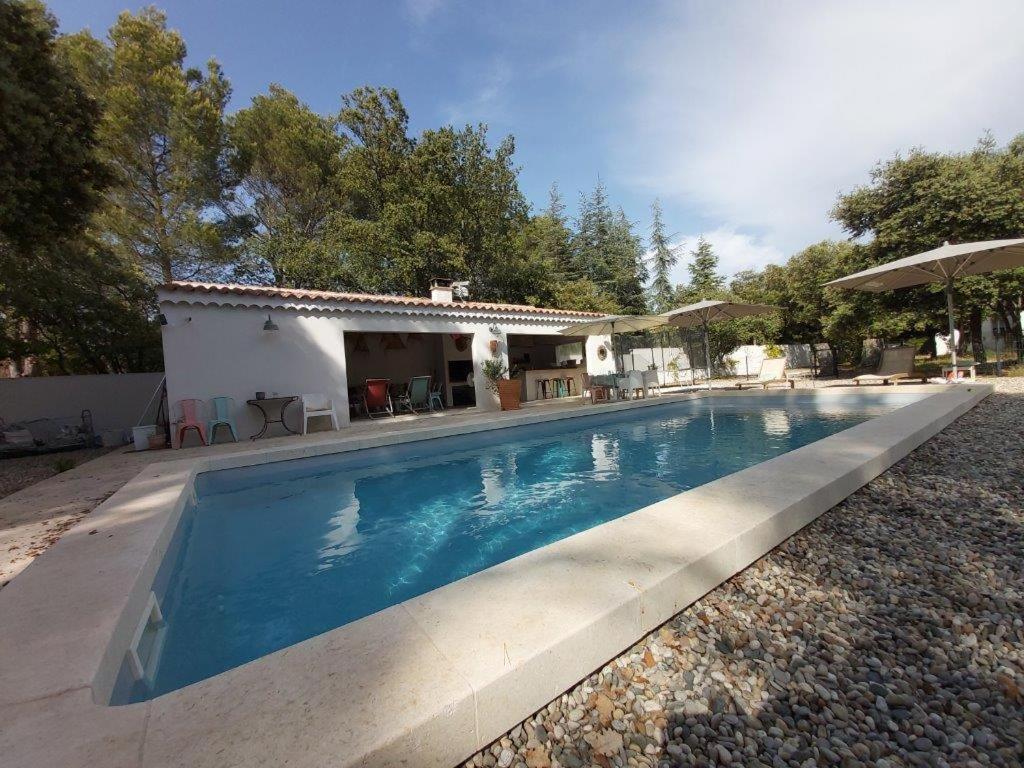 Gite Dans Les Pins Avec Piscine Vila Mazan Exterior foto
